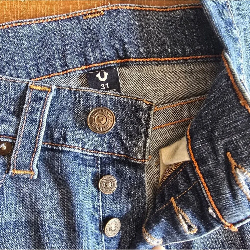 True Religion Rocco mens button fly jeans size 31‎